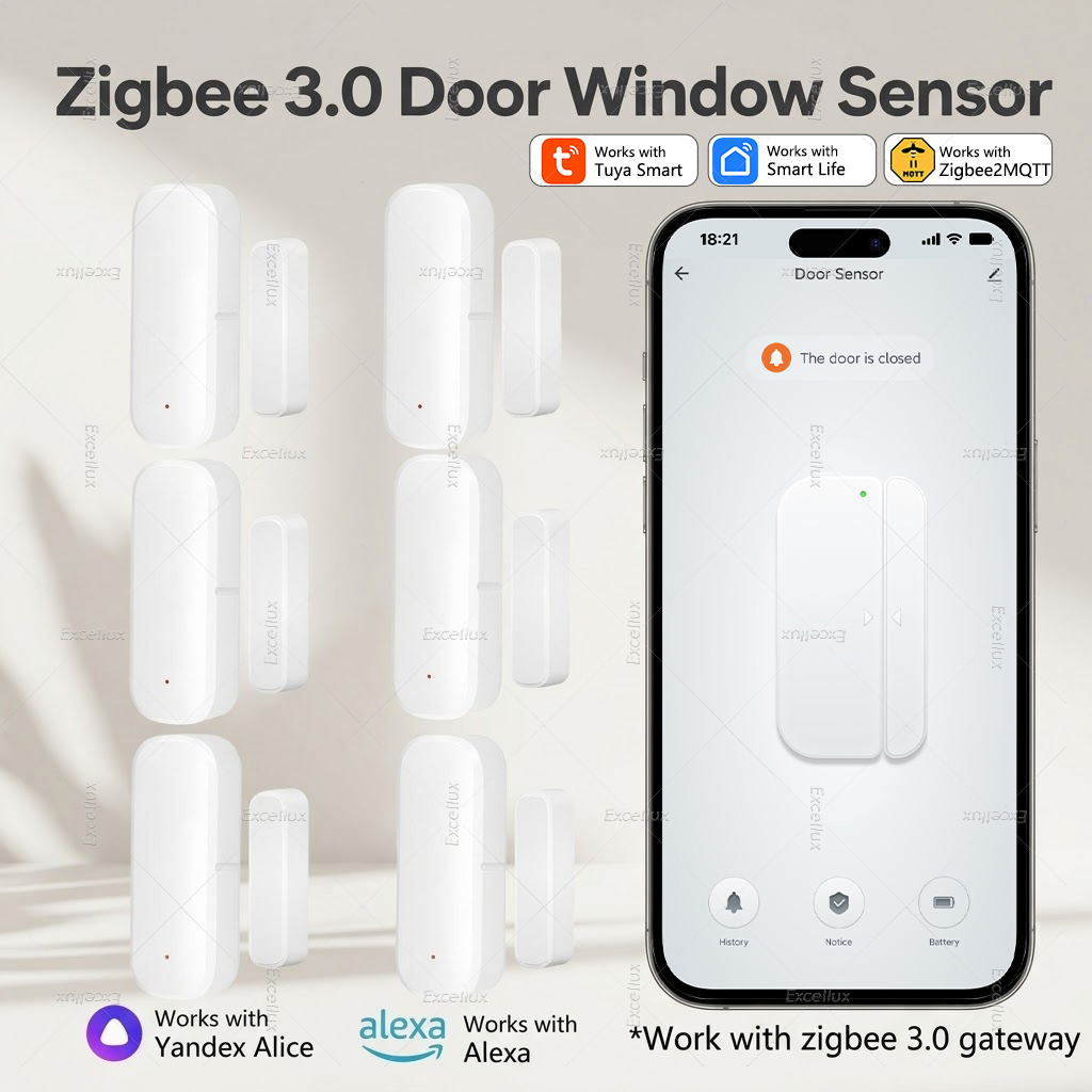 Smart Home Yandex - Tuya Zigbee 3.0 Deursensor Raamsensor Contactsensor