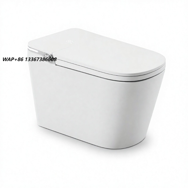 Smart Home Controller - Wit slim toilet met vierkante kom,