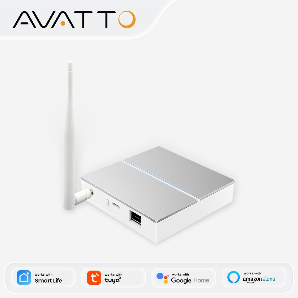Smart Home Villa - AVATTO Tuya ZigBee Gateway met antenne