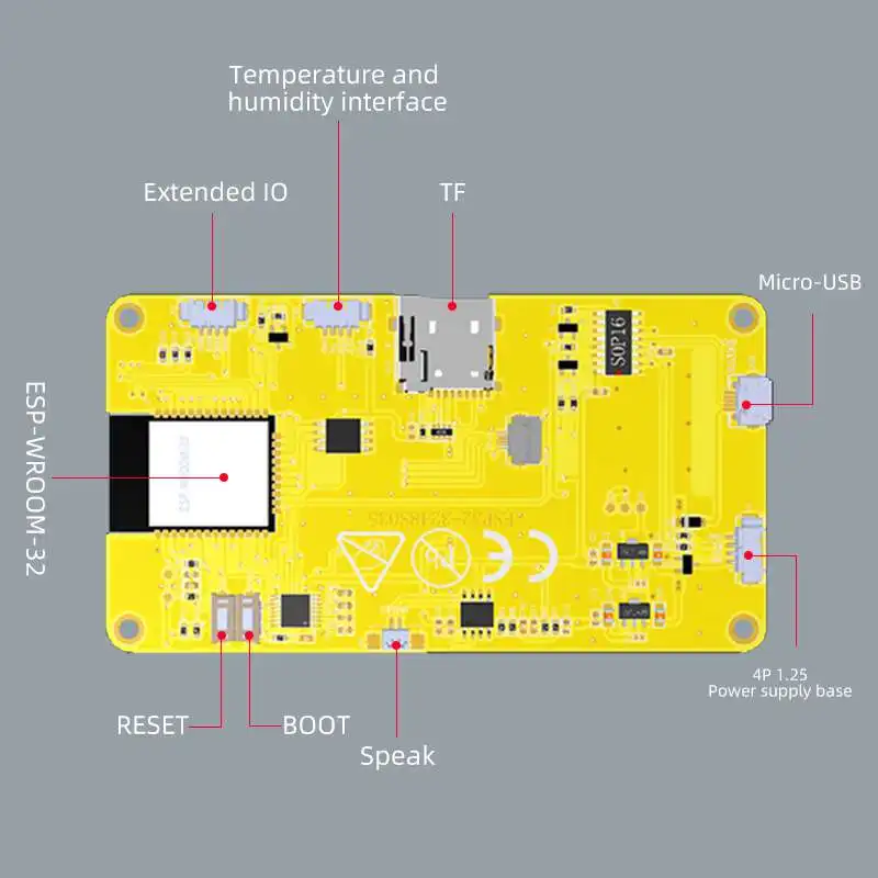 Smart Home Integration - ESP32-3248S035 3,5 inch slimme LCD-displaymodule 320x480