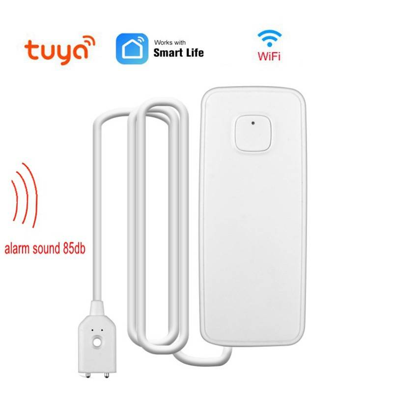 Wifi Water Leak Detector - Tuya Wifi Slimme Waterleksensor Wateroverloop Niveau