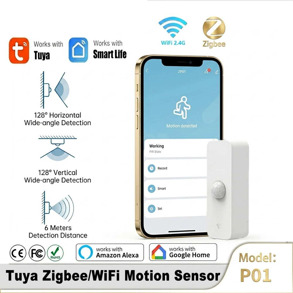 Smart Home Blog - Slimme PIR-bewegingssensor WiFi Zigbee bewegingsmelder voor