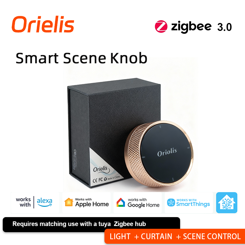 Smart Home Switch - ORIELIS Tuya Zigbee slimme scèneknopcontroller -