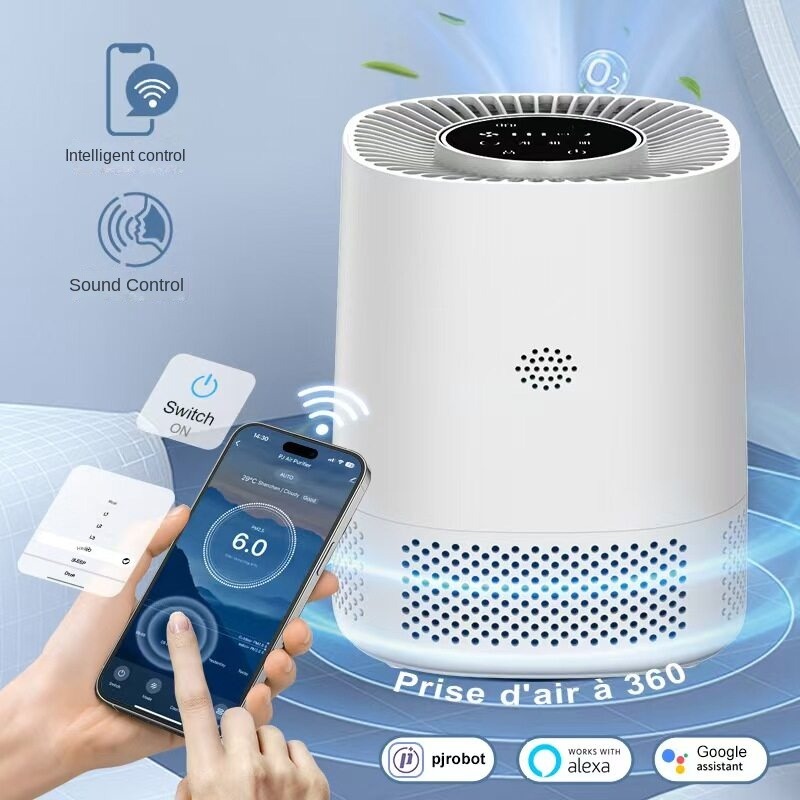 Smart Home Controller - Slimme luchtreiniger voor thuis met app-bediening.