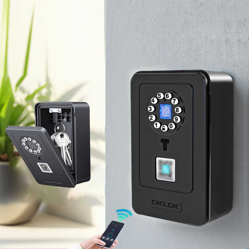 Smart Home Lock - Intelligent hangslot Hangontwerp Wachtwoordopslag Opbergkoffer Thuisvingerafdruksafe