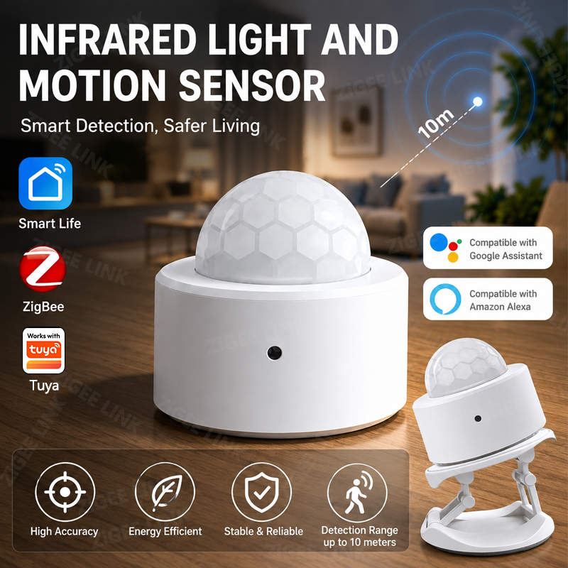 Smart Home Blog - ZigBee 3.0 PIR-bewegingssensor Draadloos Smart Home-beveiligingsalarm