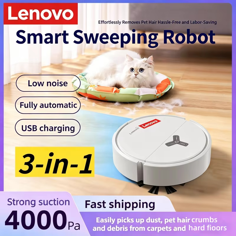 Smart Home Blog - Lenovo 3-in-1 Slimme Veegrobot Aspirateur Staubsauger