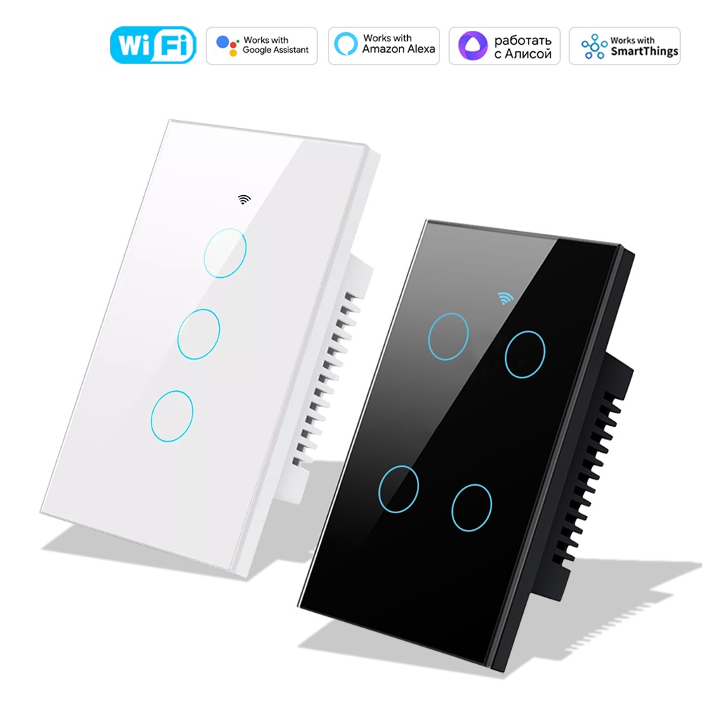 Smart Home Design - Smart Life Wifi+Bluetooth Touch Light-wandschakelaar Amerikaanse