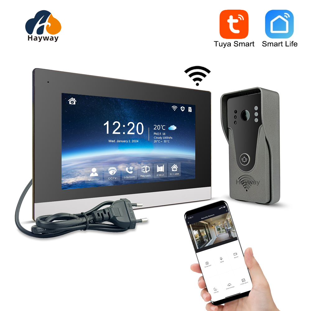 Smart Home Ezviz - 1080P intercomsysteem voor thuis, 7” IPS