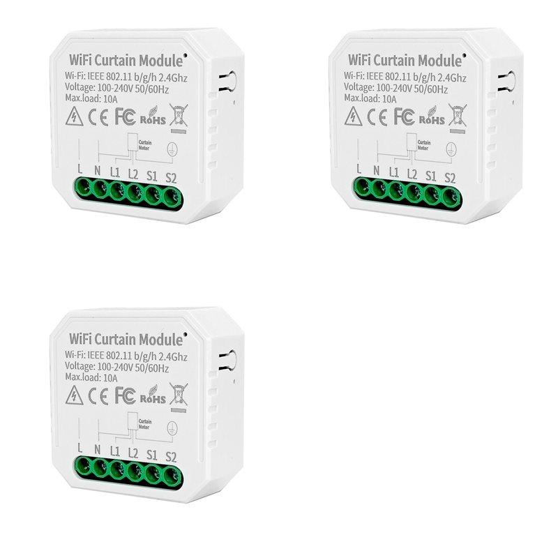 Smart Home Switch - A27F-3X Tuya WIFI Slimme Gordijnmodule Schakelaar