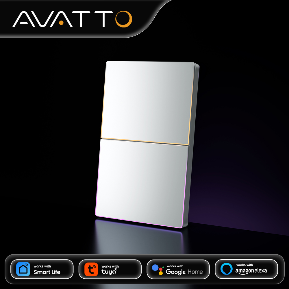 Smart Home Switch - AVATTO 1/2/3/4-voudige WiFi slimme lichtschakelaar, draadloze