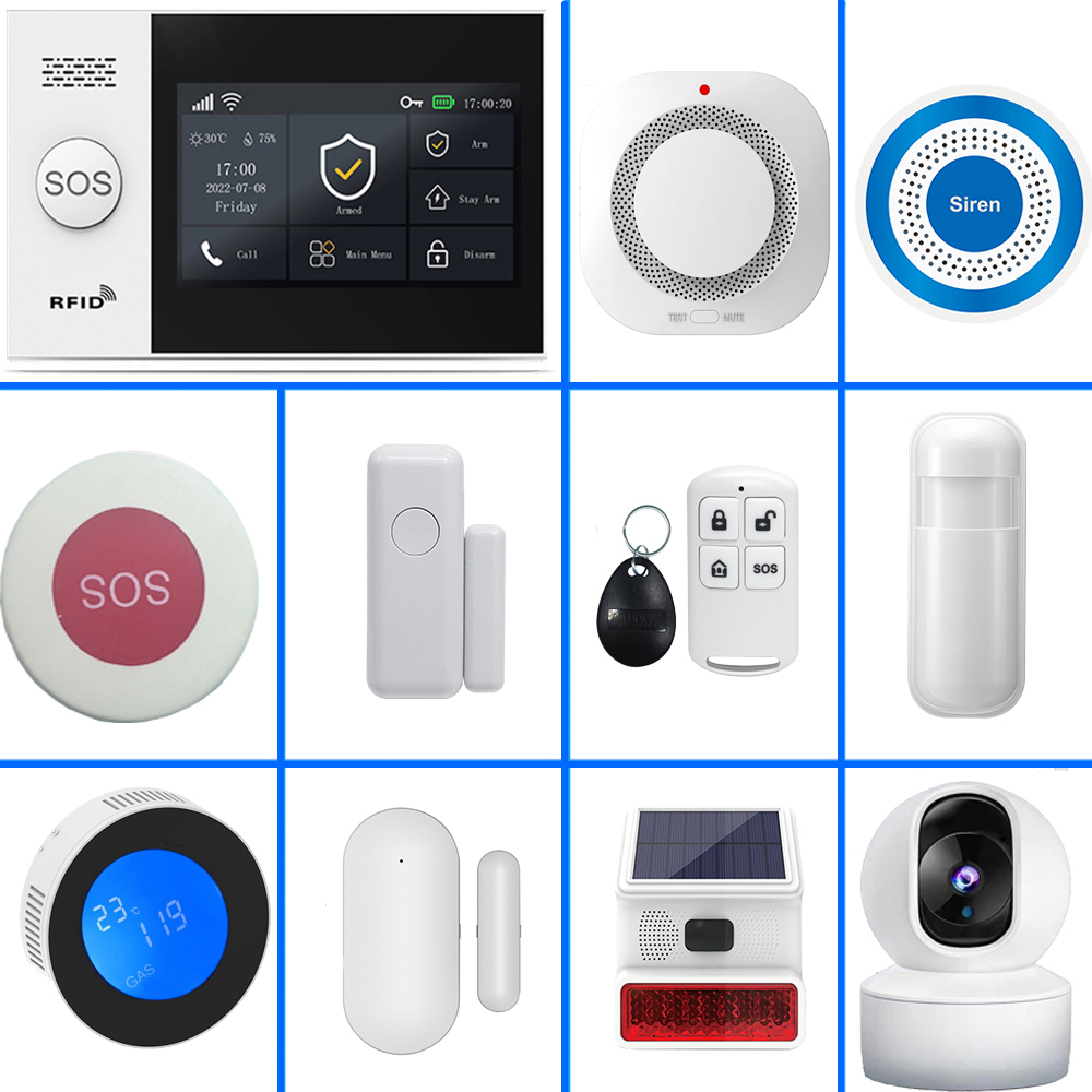 Smart Home Package - PGST 4G Tuya Smart Home Alarmsysteem,