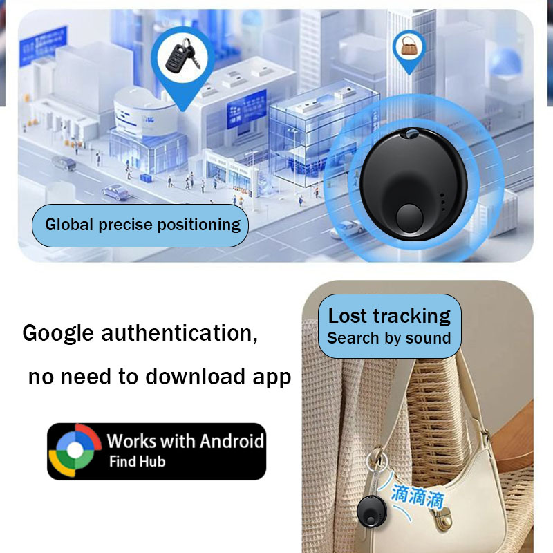 Smart Home Zestaw - Mini anti-verlies tag voor Android-telefoons, werkt