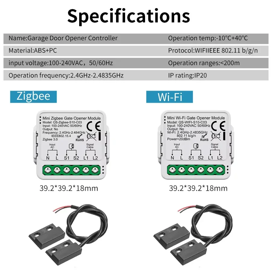 Tuya WIFI/zigbee 3.0 Slimme ga - Smart Home Yandex recensie en prijs