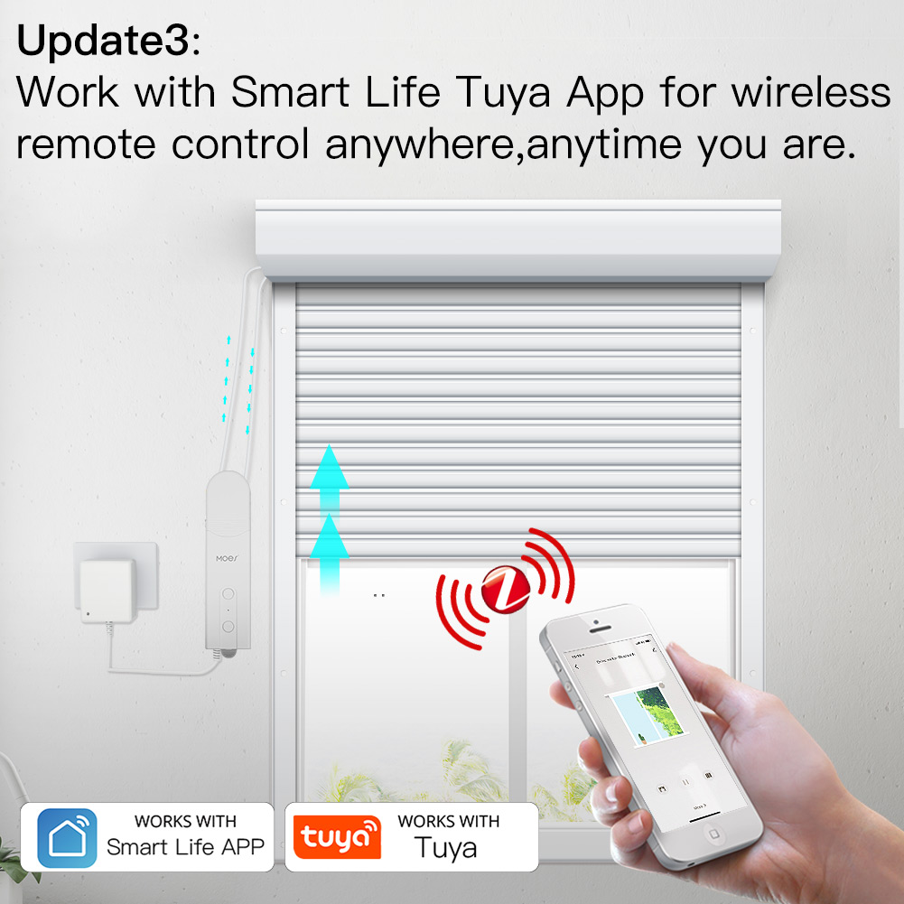 MOES ZigBee Smart DIY Gemotori - Smart Home Blinds recensie en prijs