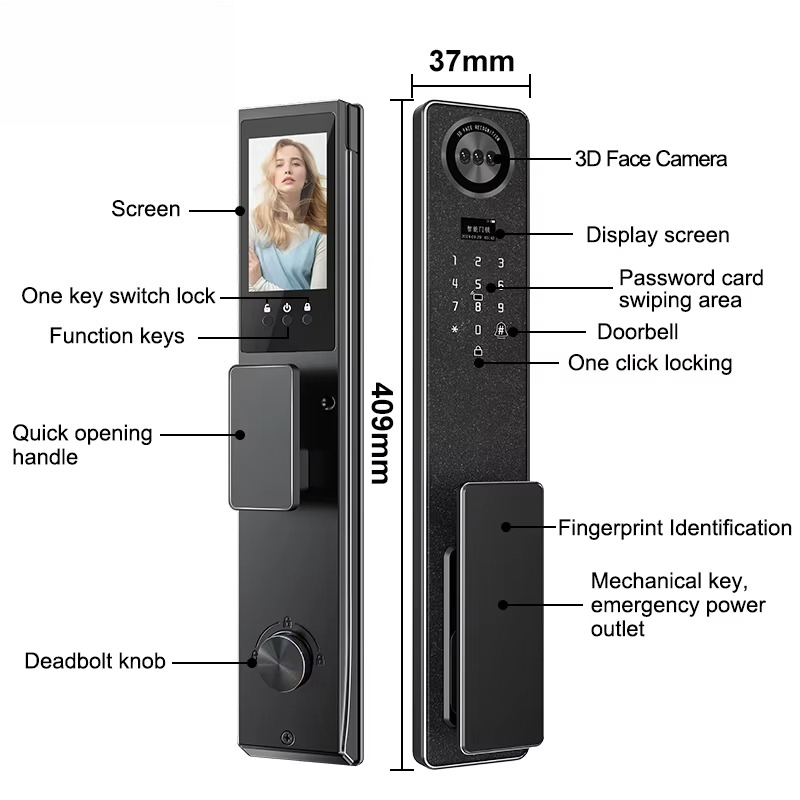 Tuya WiFi Smart Door Lock, bio - Smart Home Lock recensie en prijs