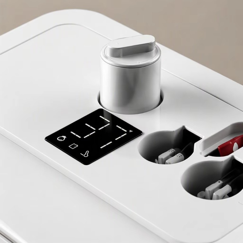 Wit slim toilet met vierkante  - Smart Home Controller recensie en prijs