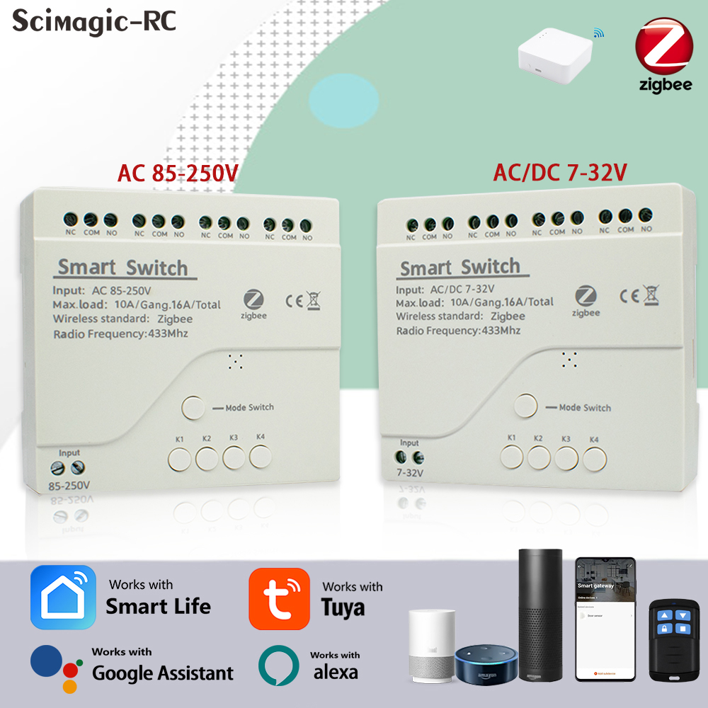 4CH Zigbee Tuya Smart Home Rel - Smart Home Ac recensie en prijs