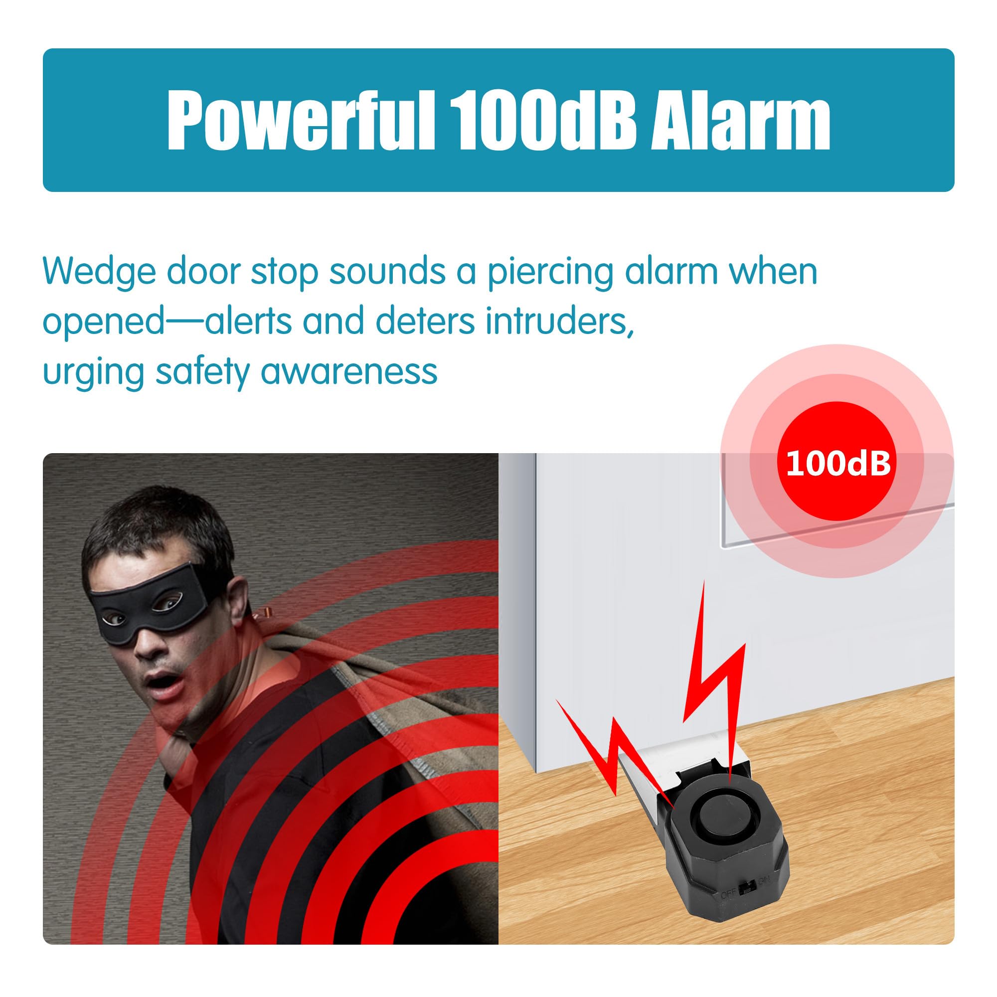Draadloos deurstopper alarmsys - Wireless Door Sensor recensie en prijs