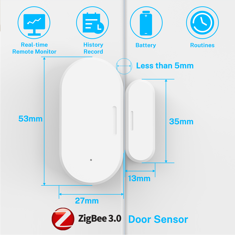 Zigbee deur- en raamsensor UZ- - Smart Home Yandex recensie en prijs