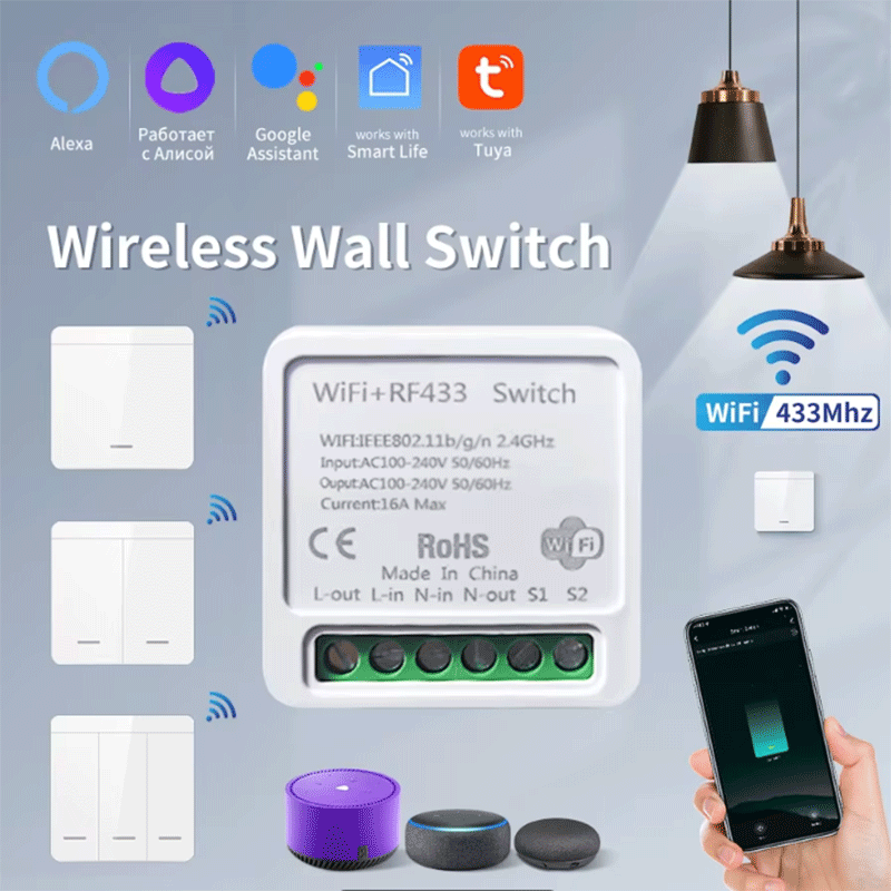 Tuya WiFi Slimme Lichtschakela - Smart Home Switch recensie en prijs