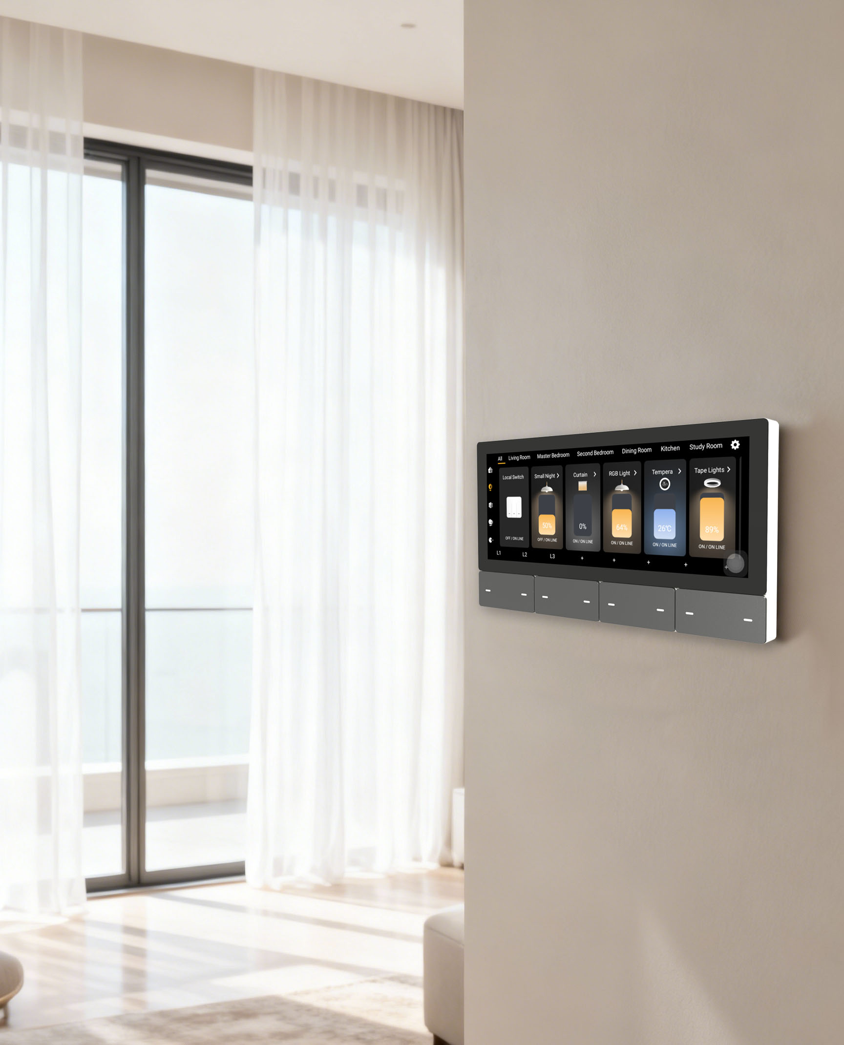 F5 Tuya UK Touchscreen Muzieks - Smart Home Controller recensie en prijs