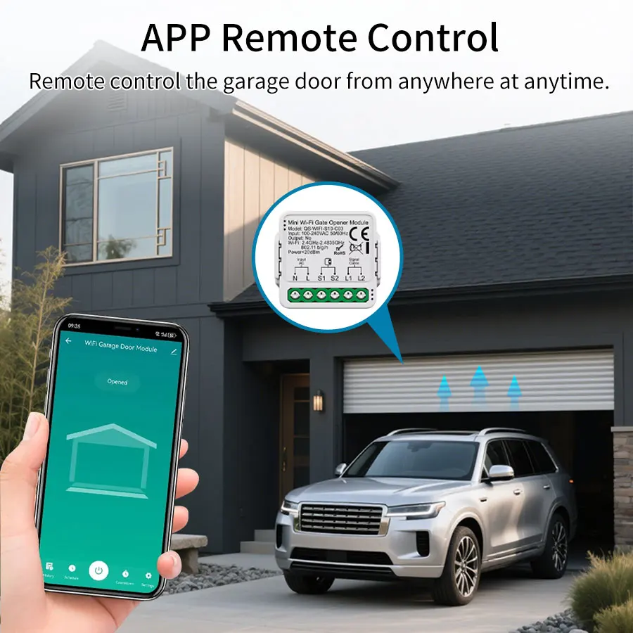 Zigbee Tuya Wifi Smart Garaged - Smart Home Yandex recensie en prijs