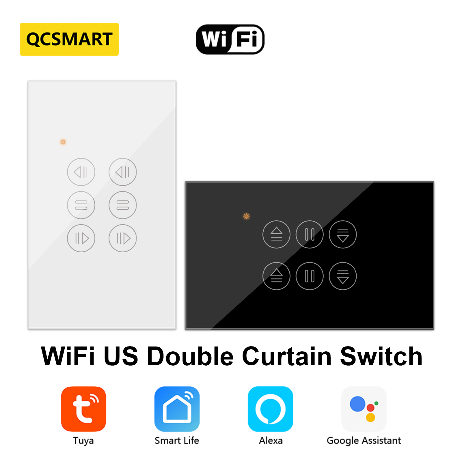 QCSMART WiFi Dubbel Gordijn US - Smart Home Blinds recensie en prijs