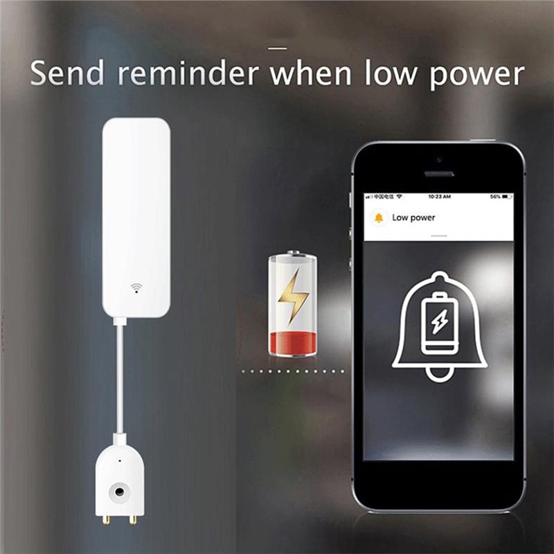 SOFT-Tuya WIFI slimme waterlek - Wifi Water Leak Detector recensie en prijs