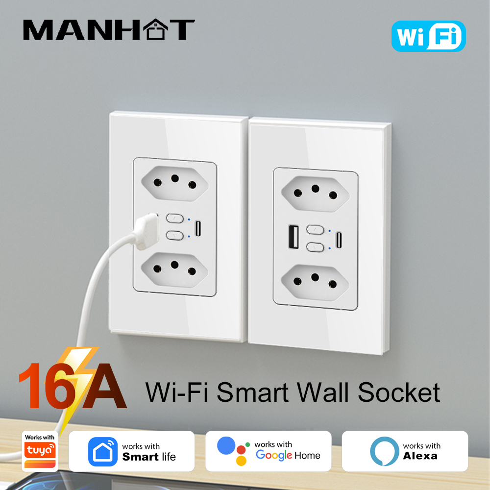 MANHOT Wifi Smart Brazil Socke - Smart Home For Living recensie en prijs