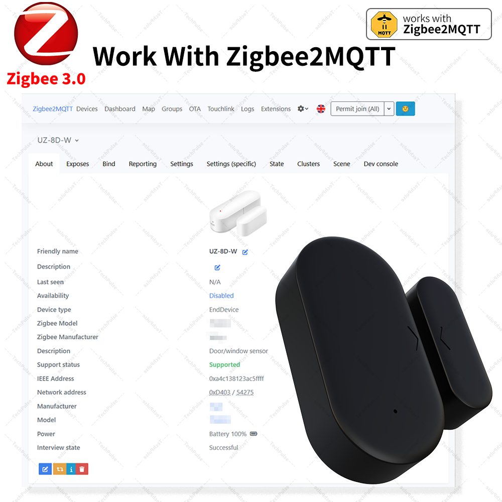 Zigbee 3.0 deur- en raamsensor - Smart Home Yandex recensie en prijs