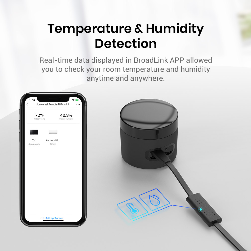 Broadlink RM4 mini temperatuur - Smart Home Package recensie en prijs