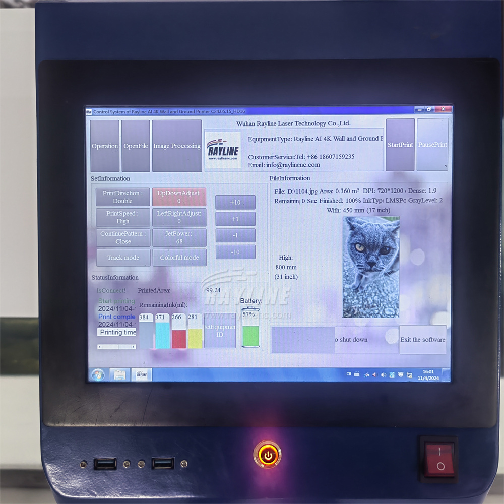 AI 4K-wandprinter met bedienin - Smart Home Decor recensie en prijs