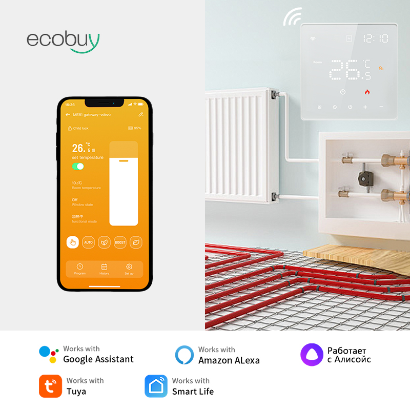 Tuya WiFi verwarmingsthermosta - Smart Home Package recensie en prijs