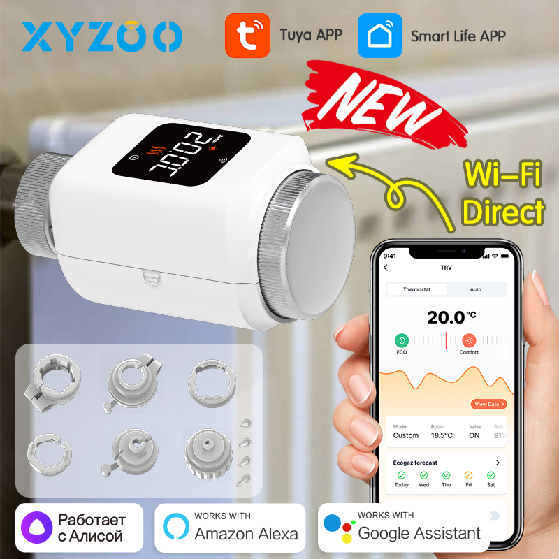 Tuya Smart WiFi Zigbee TRV Rad - Smart Home Package recensie en prijs