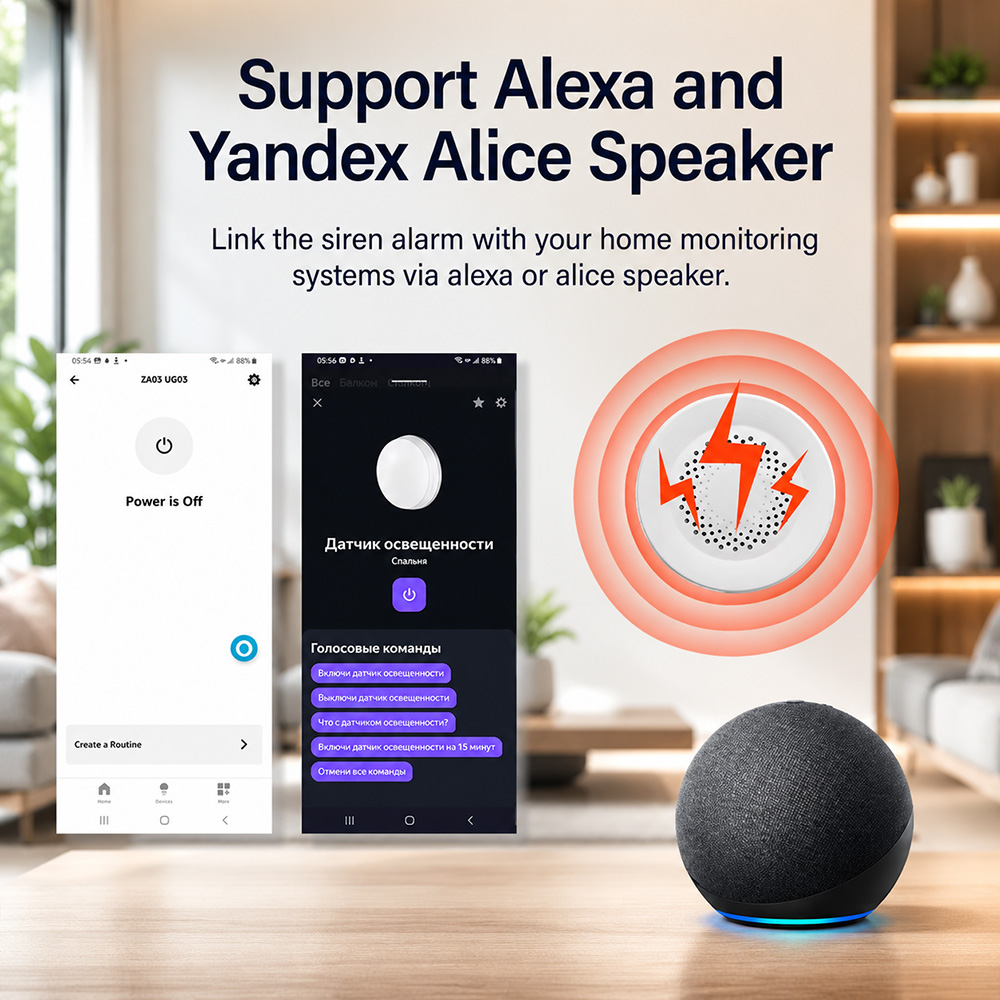 Tuya Zigbee Sirene Alarm 100dB - Smart Home Yandex recensie en prijs