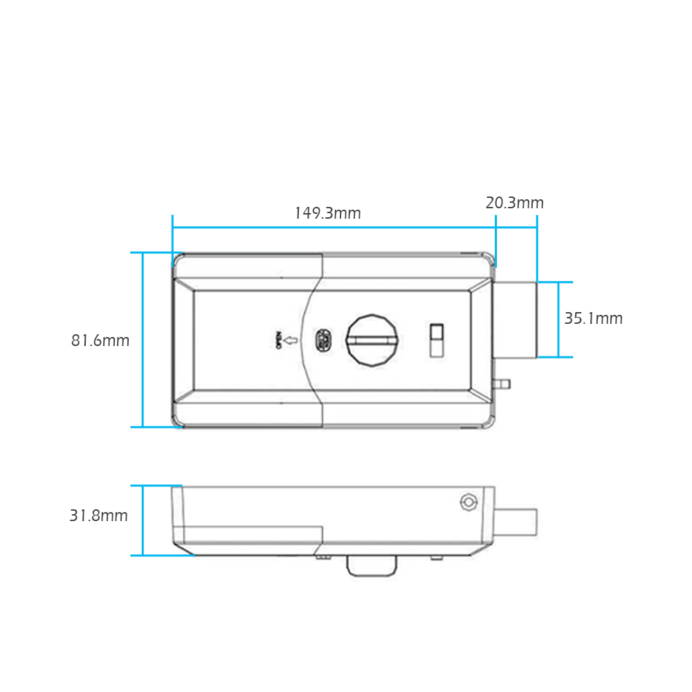 Waterdichte Smart Deur Velg Sl - Smart Home Lock recensie en prijs