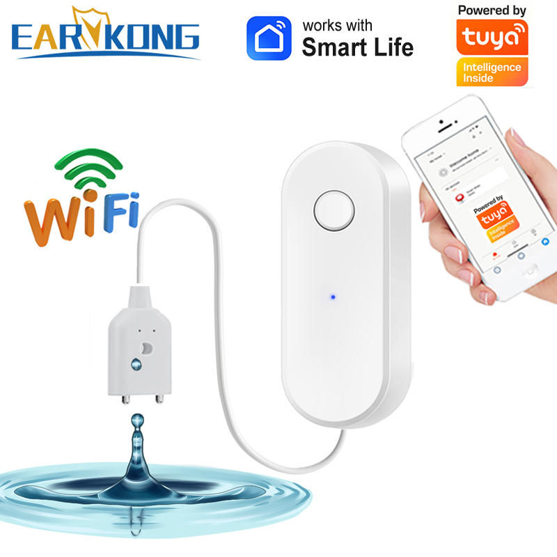 Tuya WiFi Smart Waterleksensor - Wifi Water Leak Detector recensie en prijs