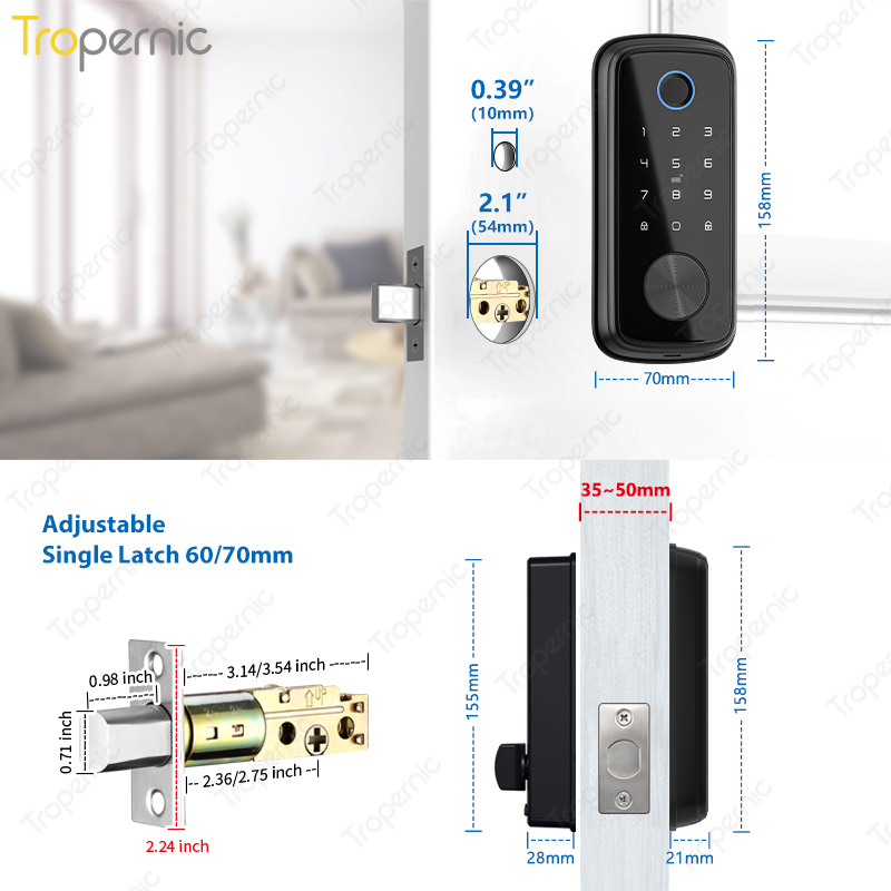 Tuya Zigbee Deur Nachtschoot S - Smart Home Lock recensie en prijs
