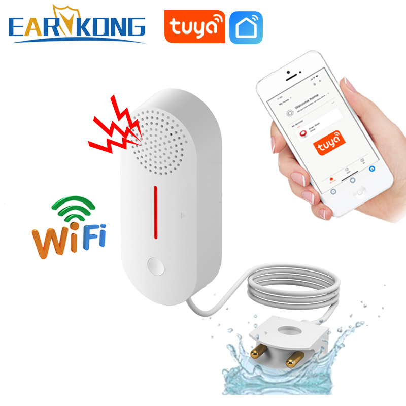 Earykong Tuya Wifi Waterlekkag - Wifi Water Leak Detector recensie en prijs