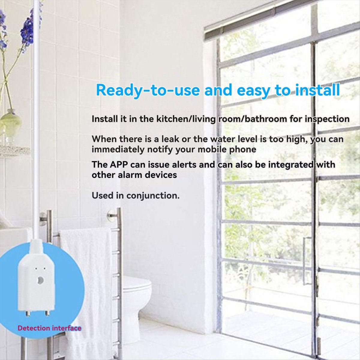A59E 2 Stuks Tuya WiFi Smart W - Wifi Water Leak Detector recensie en prijs