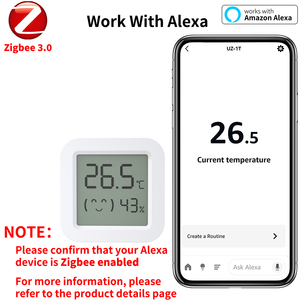 Zigbee 3.0 temperatuur- en voc - Smart Home Yandex recensie en prijs