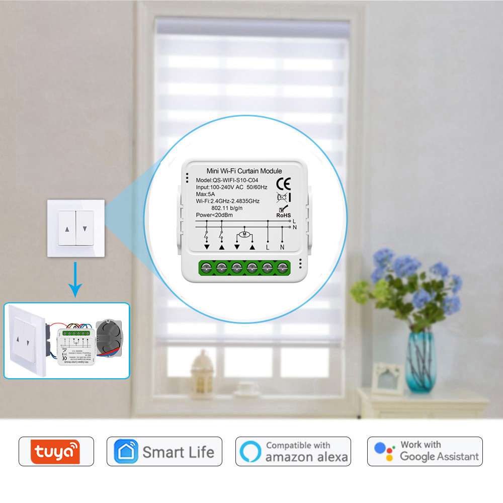Tuya WiFi Zigbee Smart Gordijn - Smart Home Blinds recensie en prijs
